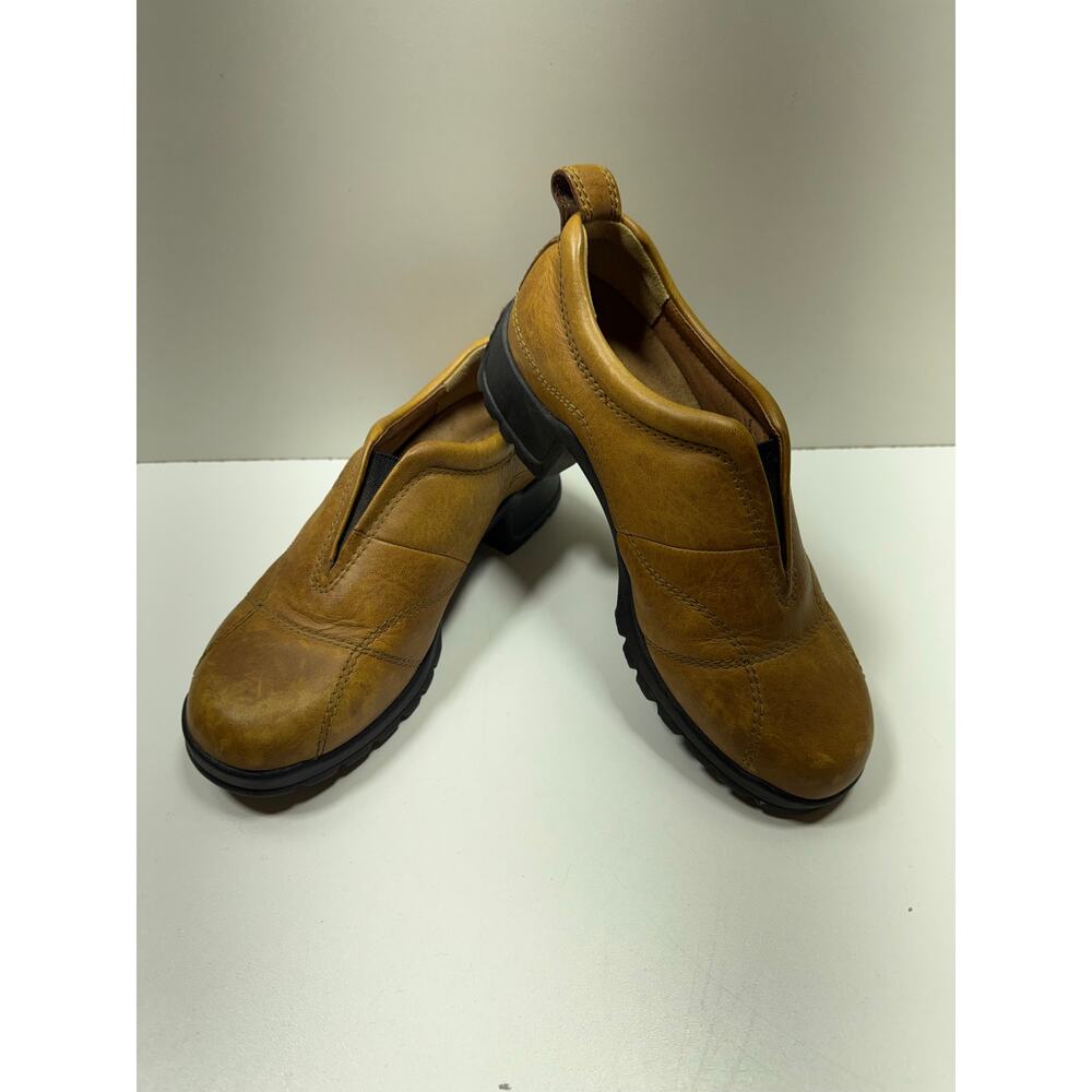 Ariat Women’s Leather Loafers Sz 6.5B Brown Slip On Casual Comfort Boho Western